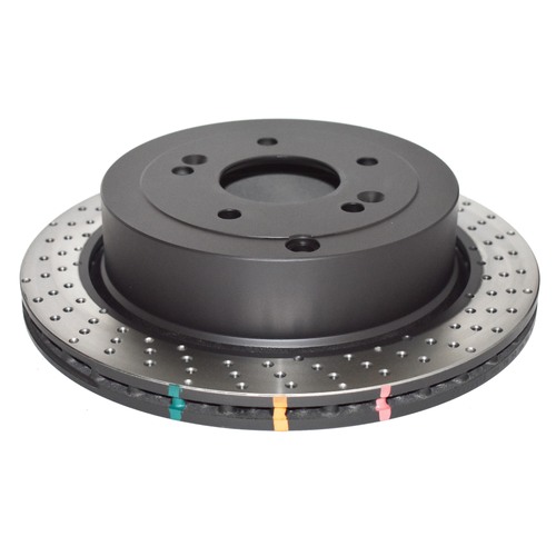 DBA 4000 Series Cross Drilled & Dimpled Brake Rotor (1) DBA42483XD