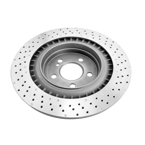 DBA 4000 Series Cross Drilled & Dimpled Brake Rotor (1) DBA42691XD
