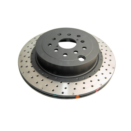 DBA 4000 Series Cross Drilled & Dimpled Brake Rotor (1) DBA43051XD-10