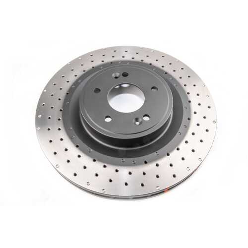 DBA 4000 Series Cross Drilled & Dimpled Brake Rotor (1) DBA43342XD