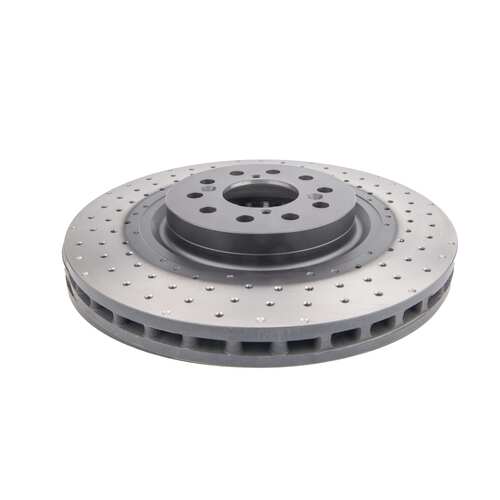 DBA 4000 Series Cross Drilled & Dimpled Brake Rotor (1) DBA43700XD