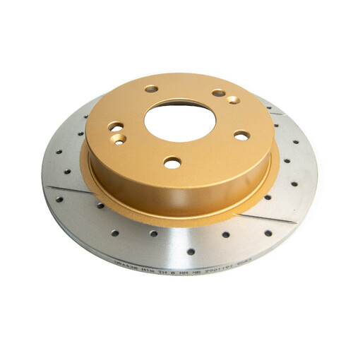 DBA Street Gold Crossdrilled/slotted Sld DBA438X