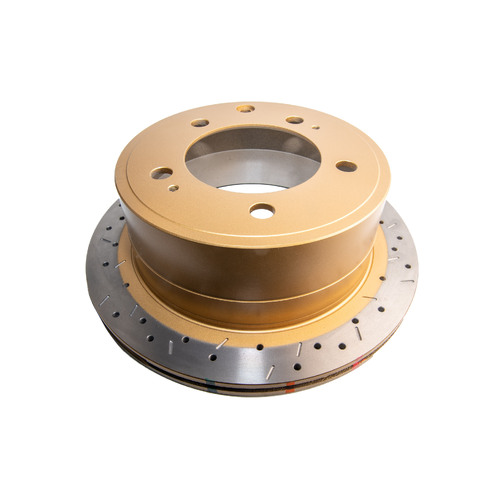 DBA 4000 Series Gold Cross Drilled & Slotted Brake Rotor (1) DBA4794XS