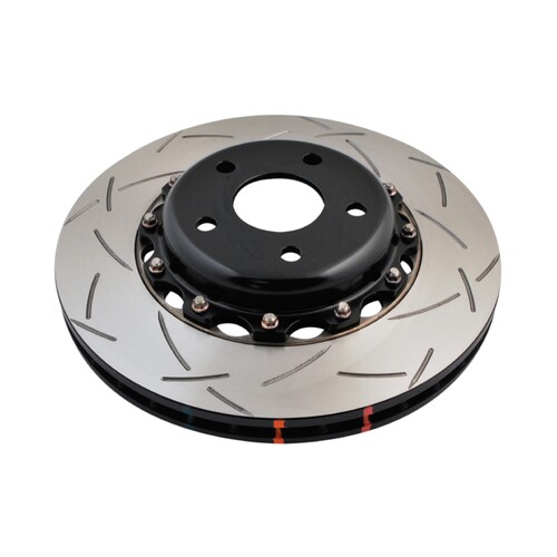 DBA 5000 Series T3 Slotted Fully Assembled 2-piece Black Hat Brake Rotor (1) DBA5000BLKS