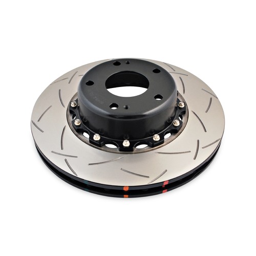 DBA 5000 Series T3 Slotted Fully Assembled 2-piece Black Hat Brake Rotor (1) DBA5046BLKS