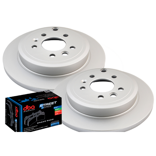 DBA Rear Street Series Brake Rotors & Brake Pads DBA505E DB1376SS