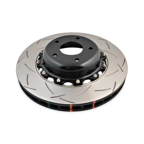 DBA 5000 Series T3 Slotted Fully Assembled 2-piece Black Hat Brake Rotor (1) DBA52024BLKS