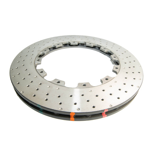 DBA 5000 Series Cross Drilled & Dimpled Replacement Disc Brake Rotor Only (without Hat) (1) DBA52069.1XD