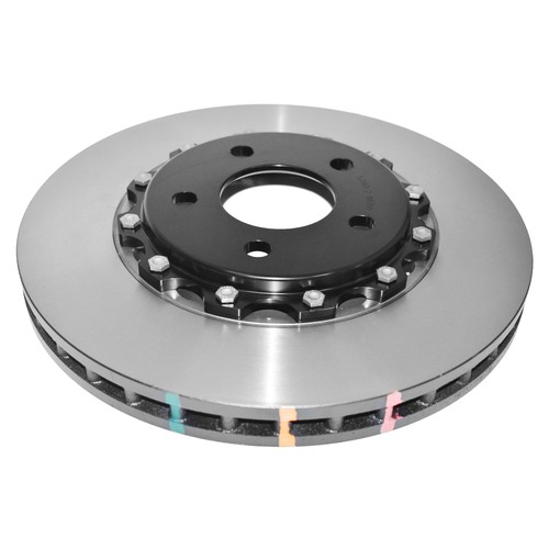 DBA 5000 Series T3 Slotted Fully Assembled 2-piece Black Hat Brake Rotor (1) DBA52113BLKS