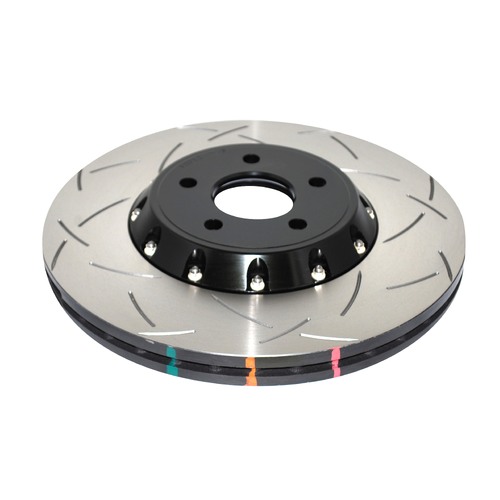 DBA 5000 Series T3 Slotted Fully Assembled 2-piece Black Hat Brake Rotor (1) DBA52134BLKS
