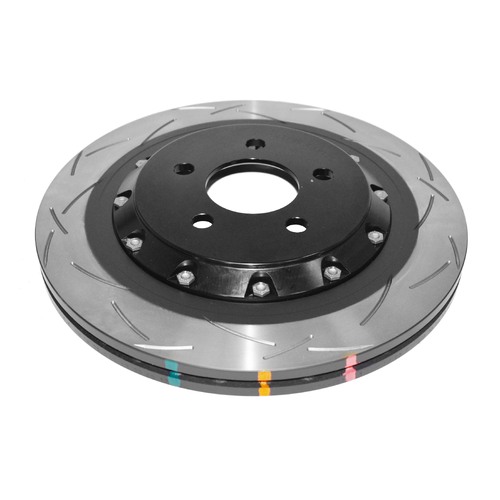 DBA 5000 Series T3 Slotted Fully Assembled 2-piece Black Hat Brake Rotor (1) DBA52165BLKS