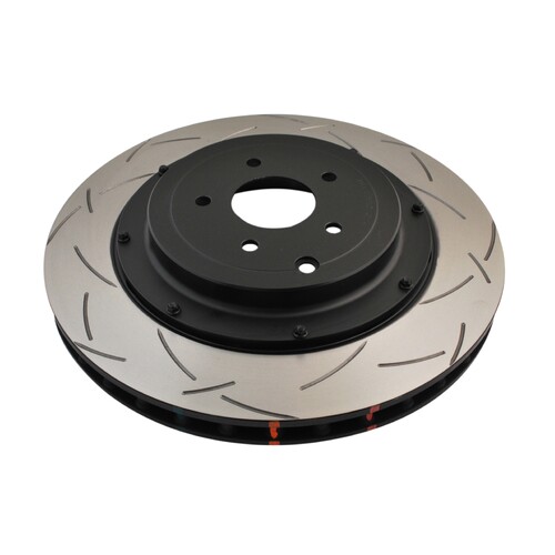 DBA 5000 Series T3 Slotted Fully Assembled 2-piece Black Hat Brake Rotor (1) DBA52321BLKS