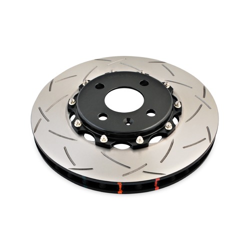 DBA 5000 Series T3 Slotted Fully Assembled 2-piece Black Hat Brake Rotor (1) DBA52355BLKS