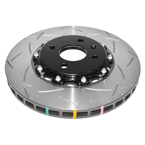 DBA 5000 Series T3 Slotted Fully Assembled 2-piece Black Hat Brake Rotor (1) DBA52358BLKS