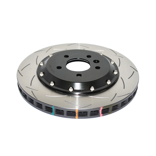 DBA 5000 Series T3 Slotted Fully Assembled 2-piece Black Hat Brake Rotor (1) DBA52364BLKS