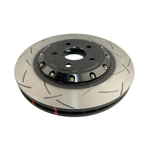 DBA 5000 Series T3 Slotted Fully Assembled 2-piece Black Hat Brake Rotor (1) DBA52632BLKS