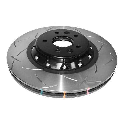 DBA 5000 Series T3 Slotted Fully Assembled 2-piece Black Hat Brake Rotor (1) DBA52645BLKS