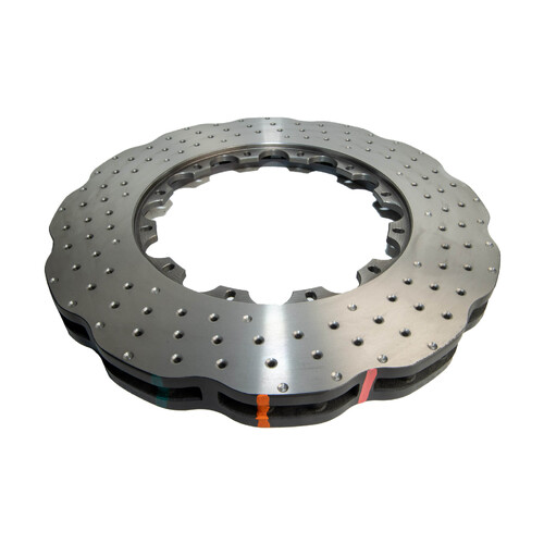 DBA 5000 Series Wave Cross Drilled & Dimpled Replacement Disc Brake Rotor Only (without Hat) (1) DBA52834.1WXD