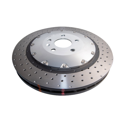 DBA 5000 Series Cross Drilled & Dimpled Replacement Disc Brake Rotor Only (without Hat) (1) DBA52844.1XD