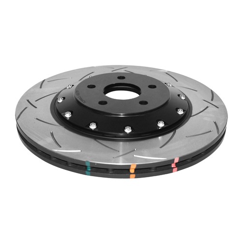 DBA 5000 Series T3 Slotted Fully Assembled 2-piece Black Hat Brake Rotor (1) DBA52968BLKS