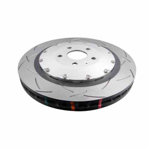 DBA 5000 Series T3 Slotted Fully Assembled 2-piece Silver Hat Brake Rotor (1) DBA53912SLVS