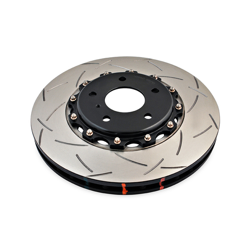 DBA 5000 Series T3 Slotted Fully Assembled 2-piece Black Hat Brake Rotor (1) DBA5600BLKS