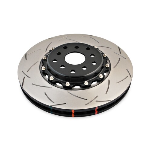 DBA 5000 Series T3 Slotted Fully Assembled 2-piece Black Hat Brake Rotor (1) DBA5654BLKS-10