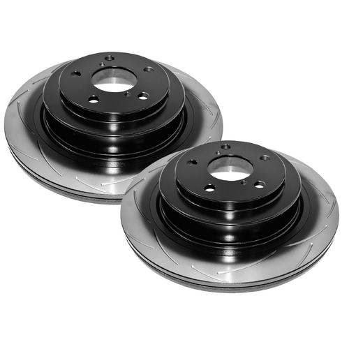 DBA Rear Street Series T2 Slotted Brake Rotors (pair) DBA653S