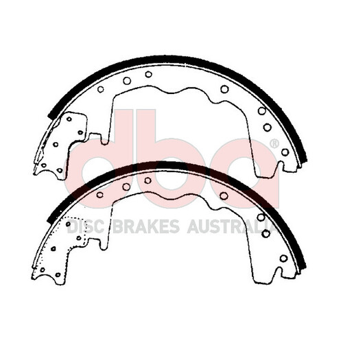 DBA Street Series Brake Shoes DBAS1014