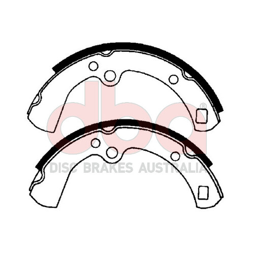 DBA STREET SERIES BRAKE SHOESN ISSAN 1000 / 1200 / 12 92276549