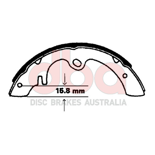 DBA Street Series Brake Shoes DBAS1075