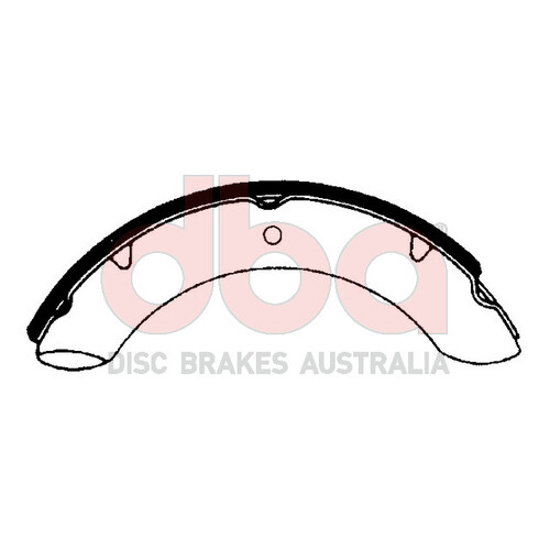 DBA STREET SERIES BRAKE SHOEST OYOTA LANDCRUISER & ST 92276560
