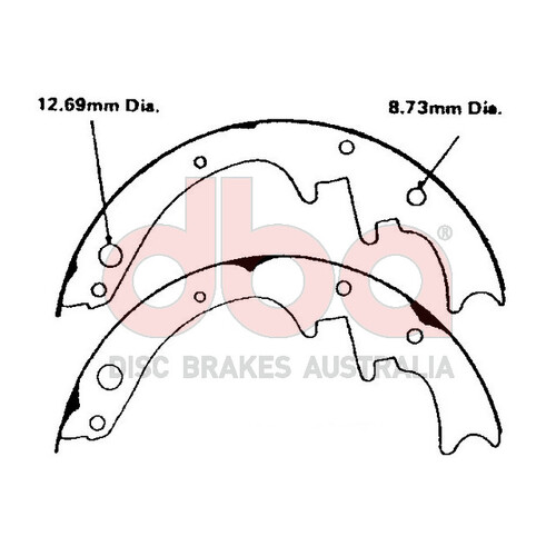 DBA Street Series Brake Shoes DBAS1265