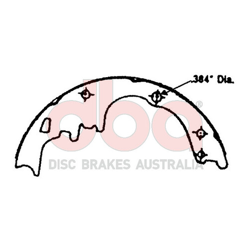 DBA Street Series Brake Shoes DBAS1512