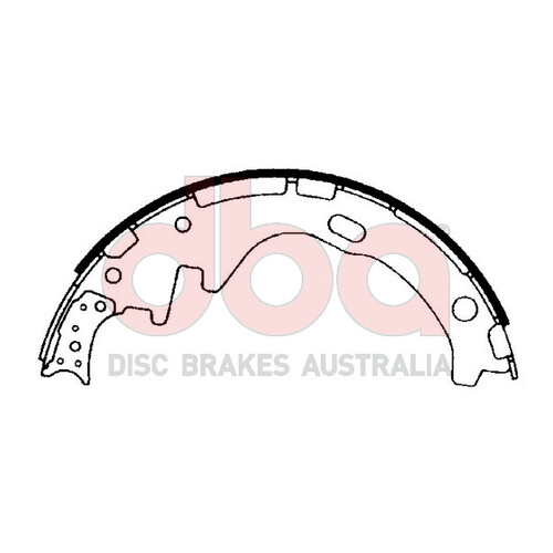 DBA STREET SERIES BRAKE SHOESN ISSAN NAVARA/PATHFINDE 92276762