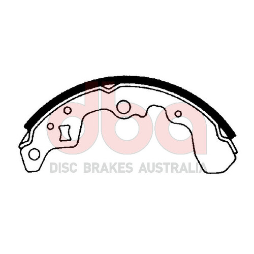 DBA STREET SERIES BRAKE SHOESH OLDEN BARINA/ SUZUKI S 92276766