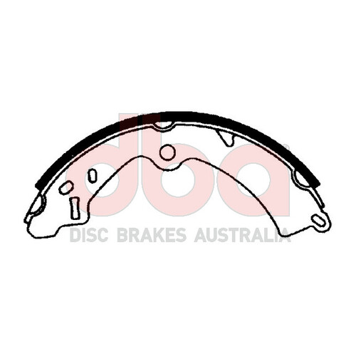 DBA STREET SERIES BRAKE SHOESH OLDEN DROVER/ SUZUKI S 92276775