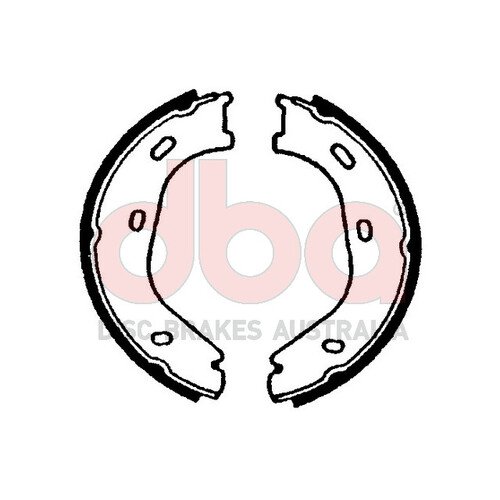 DBA STREET SERIES BRAKE SHOESM ERCEDES PARKING BRAKE 92276778