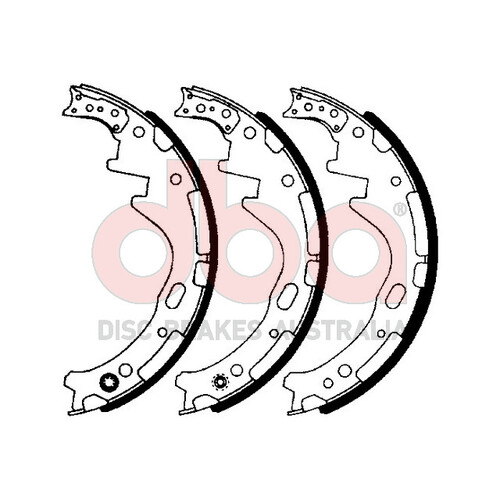 DBA STREET SERIES BRAKE SHOESN ISSAN NAVARA/PATHFINDE 92276796