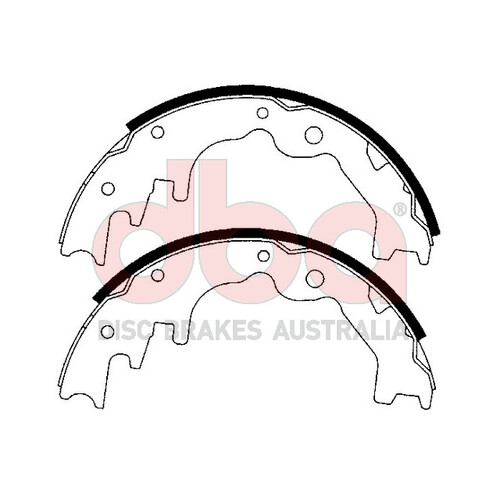 DBA STREET SERIES BRAKE SHOESF ORD COURIER/MAZDA BSER 92276809
