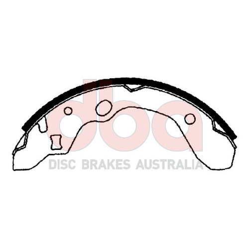 DBA STREET SERIES BRAKE SHOESF ORD LASER/ MAZDA 323 2 92276828