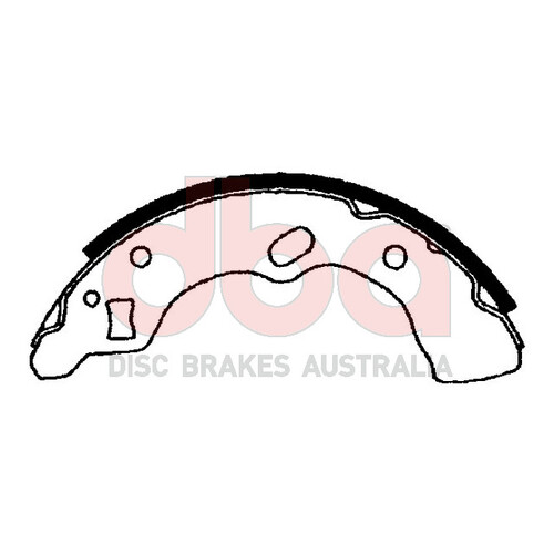 DBA STREET SERIES BRAKE SHOESF ORD / MAZDA 121 180MM] 92276839