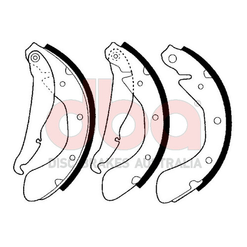 DBA Street Series Brake Shoes DBAS1705