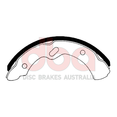 DBA STREET SERIES BRAKE SHOESF ORD TRADER/ MAZDA T SE 92276851