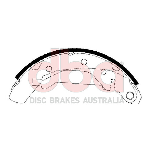 DBA STREET SERIES BRAKE SHOESD AEWOO MATIZ 1999-04 18 92276922