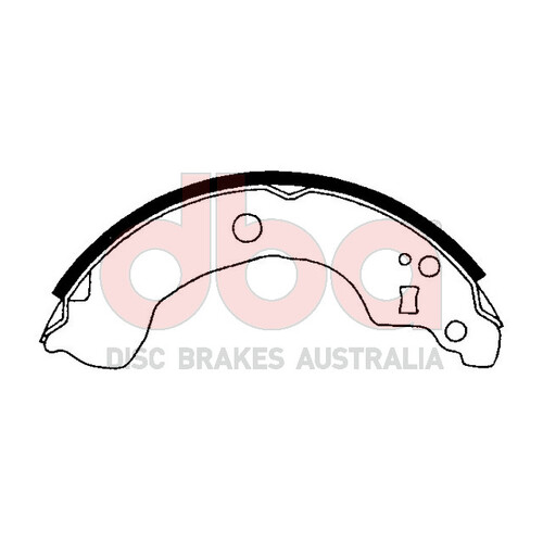 DBA STREET SERIES BRAKE SHOESN ISSAN PULSAR 1999-06 2 92276931