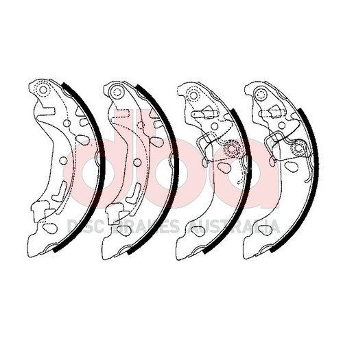 DBA Street Series Brake Shoes DBAS1798
