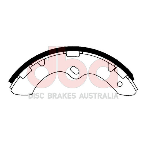 DBA STREET SERIES BRAKE SHOESM ITSUBISHI FIUSO CANTER 92276959