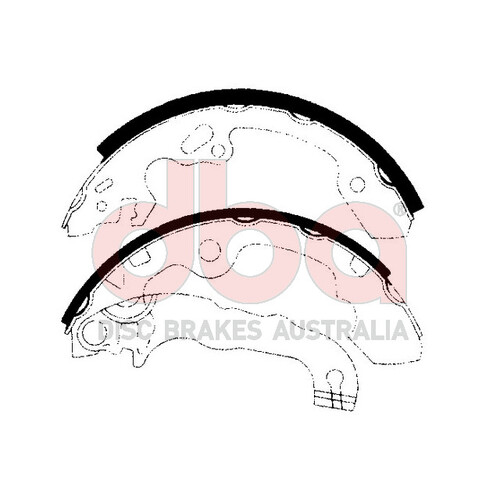 DBA Street Series Brake Shoes DBAS1826