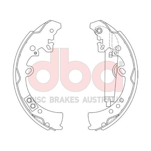 DBA Street Series Brake Shoes DBAS1832